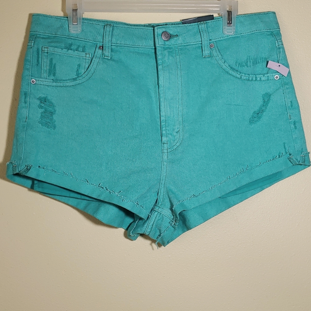NWT Wild Fable distressed highest rise cheeky shorts